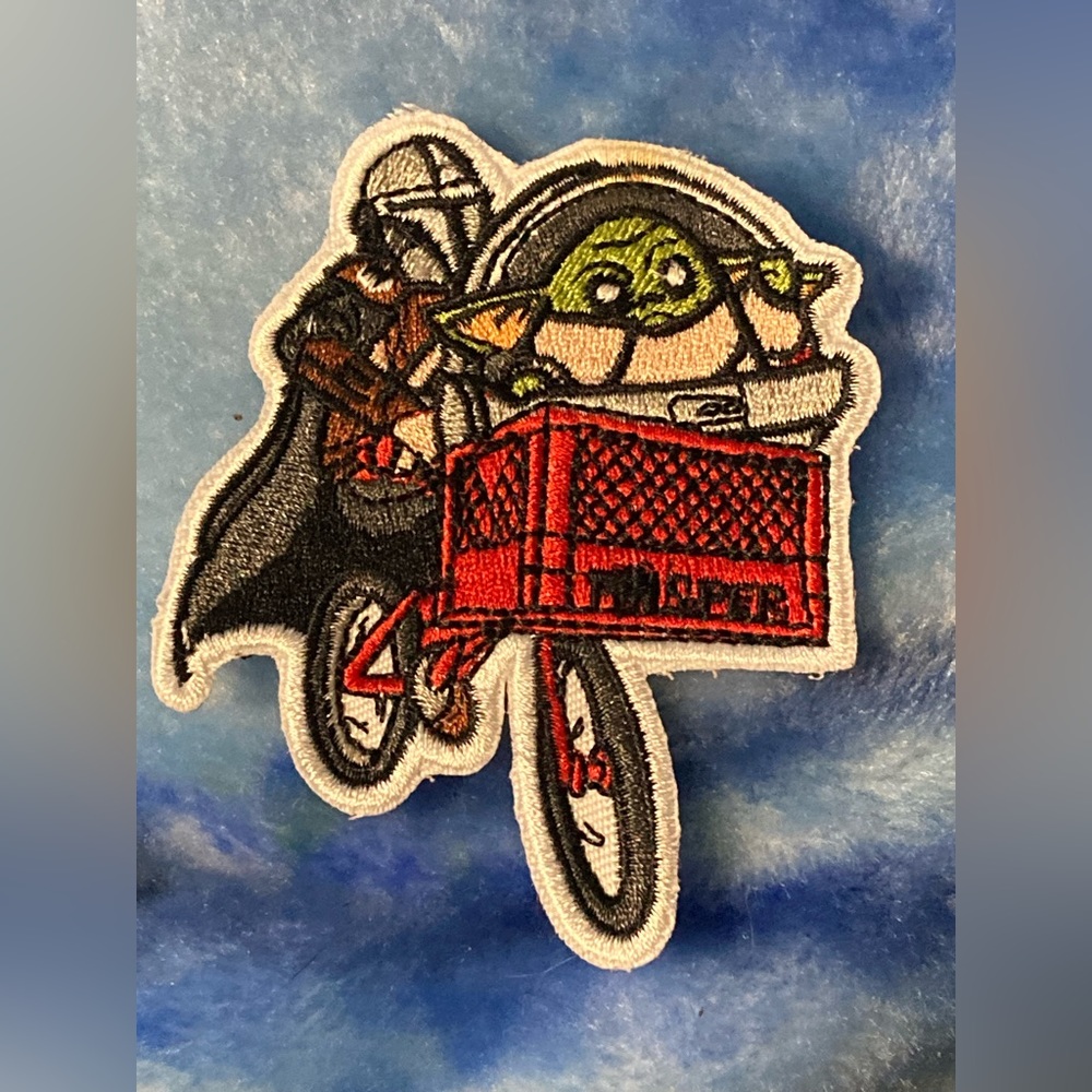 Mandelorian iron on patch